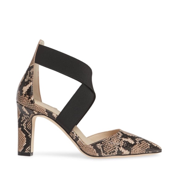 Cole Haan Womens Maikki Snake Leather Pumps - Picture 3 of 10